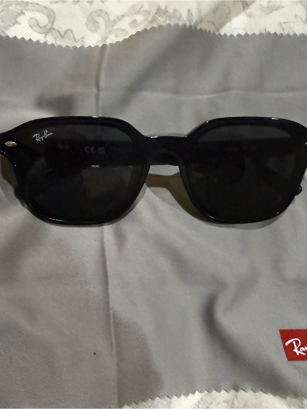 Ray-Ban Black Gloss Oversized Sunglasses